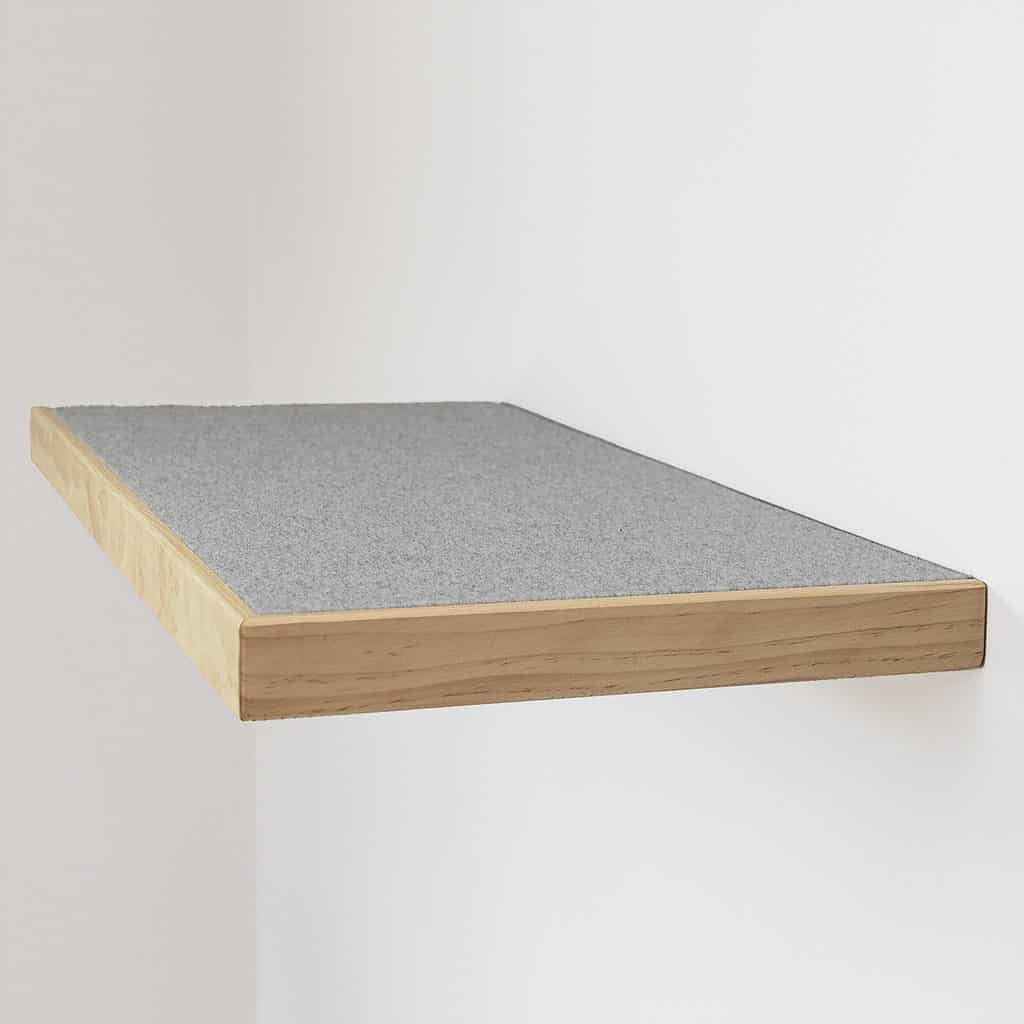Cat shelf - large (650mm), end view